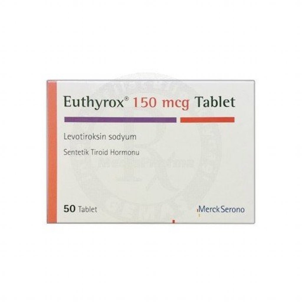 Euthyrox 100 MCG. 50 Tablet Турция